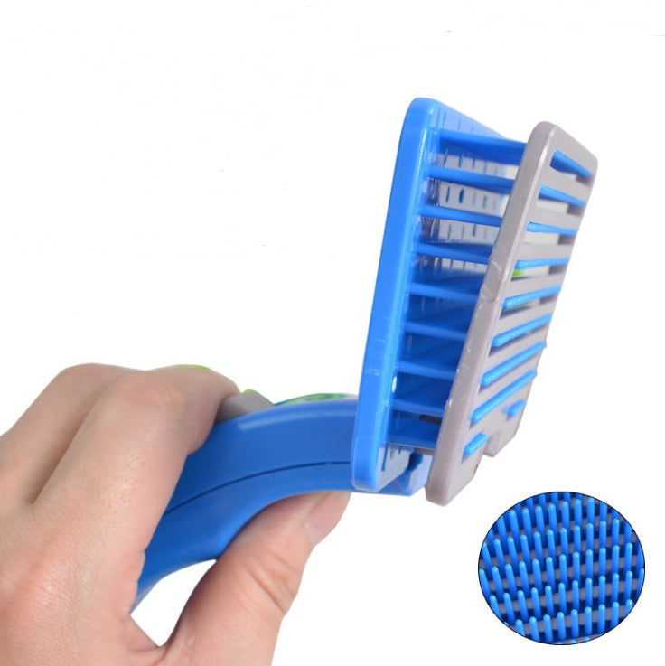 Automatic Pet Hair Removal Brush Self Cleaning Grooming Comb