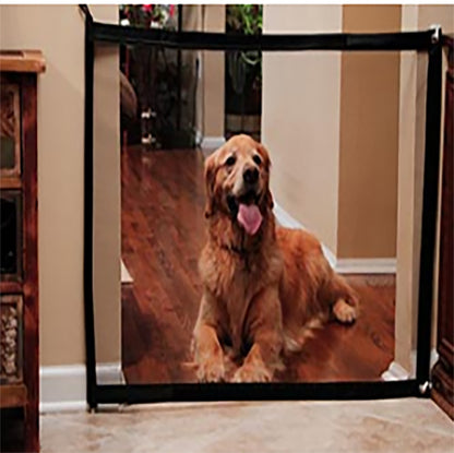 Foldable Mesh Pet Gate for Doors and Stairs