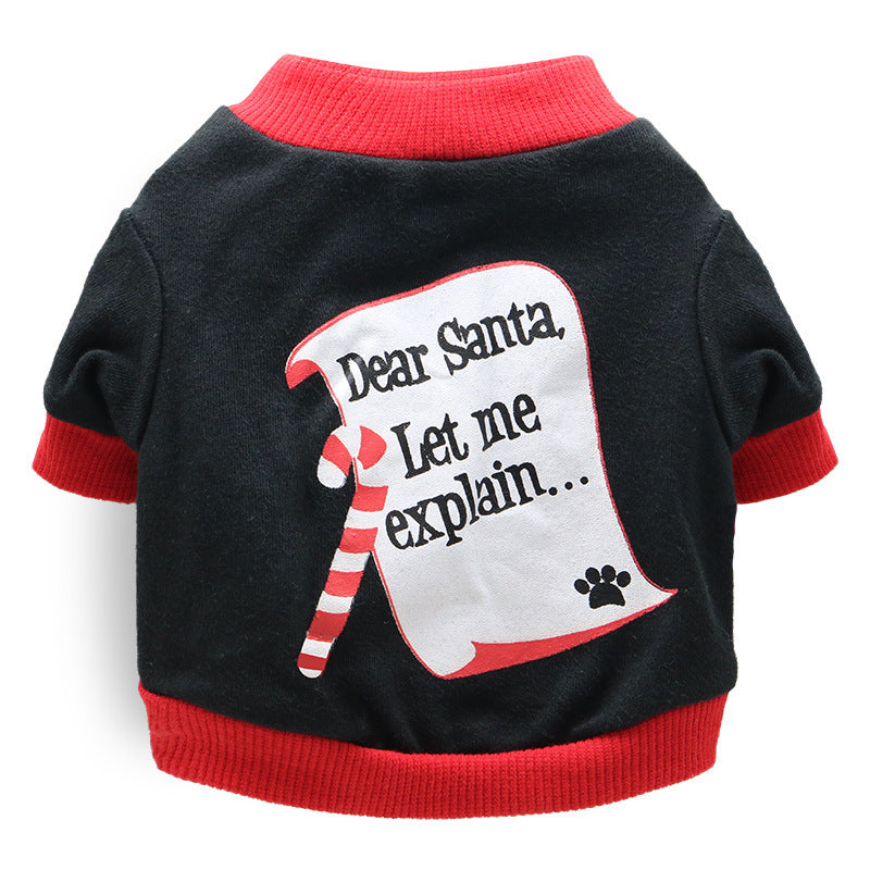 Christmas pet dog clothes