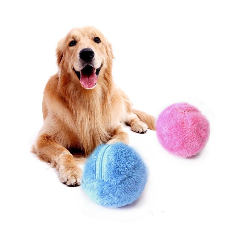 Pet Electric Toy Ball Automatic Pet Plush Ball