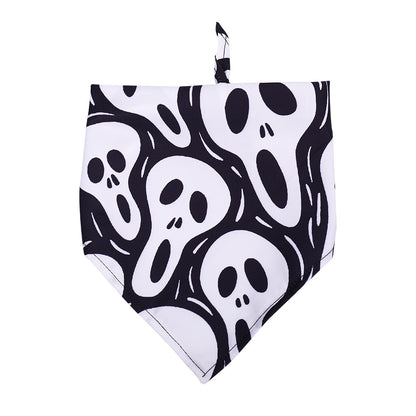 Halloween Dog Slobber Pet Scarf