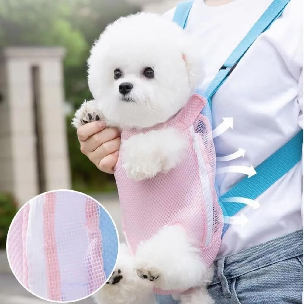 Furry Pawsy Carrier Furry Pawsy Cat Backpack Adjustable Dog Carrier Backpack Travel Bag With Leg Holes Pet Front Chest Carriers Backpacks For Dogs Cats Puppies