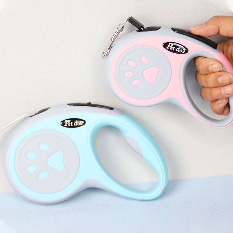 Hand Holding Rope One-click Brake For Walking The Dog Retractable Leash Hand Holding Rope