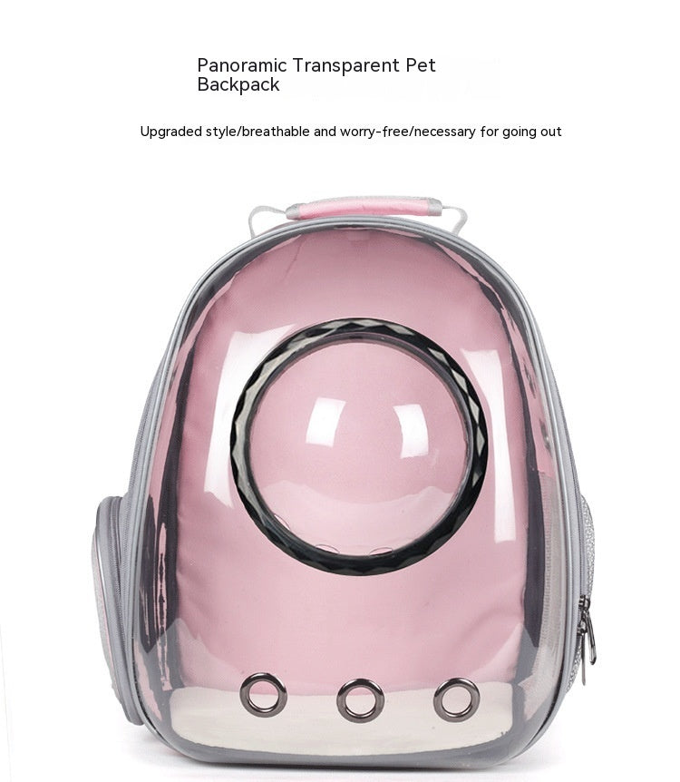 Transparent Panoramic Space Capsule Cat Bag