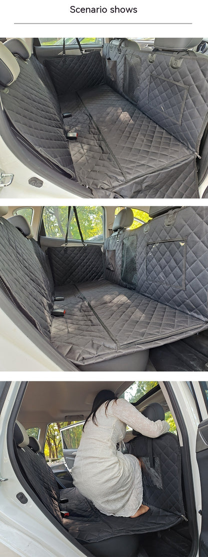 600D Oxford Cloth Waterproof Surrounded Lengthened Load Bearing Car Pet Mat