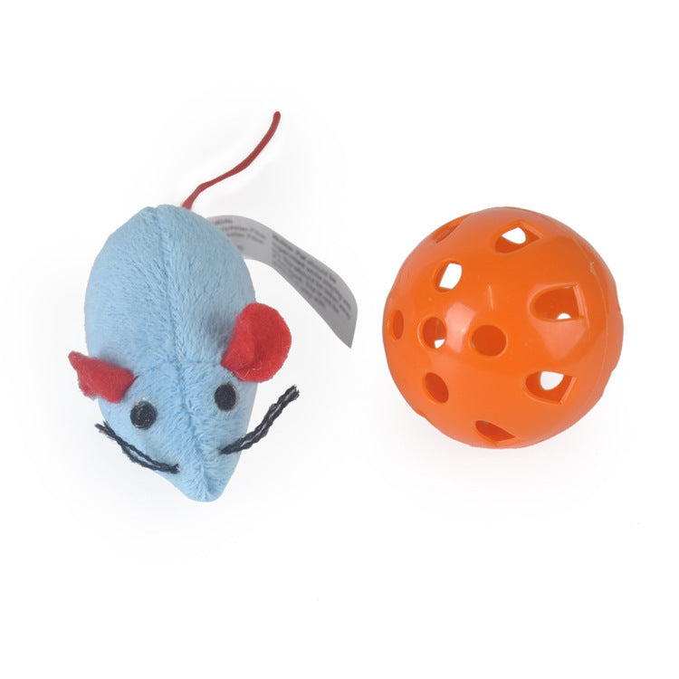 Pet Puzzle Nine-hole Mouse Hole Bell Ball Cat Interactive Toy Cat Hide And Seek Channel