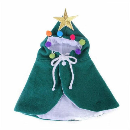 Funny Cat Cape Christmas and Halloween Costume for Pets