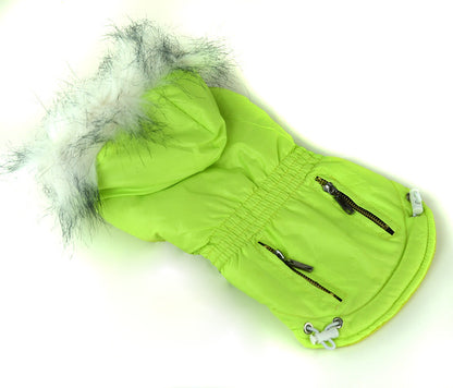Zippered Cotton Padded Clothes for Pets