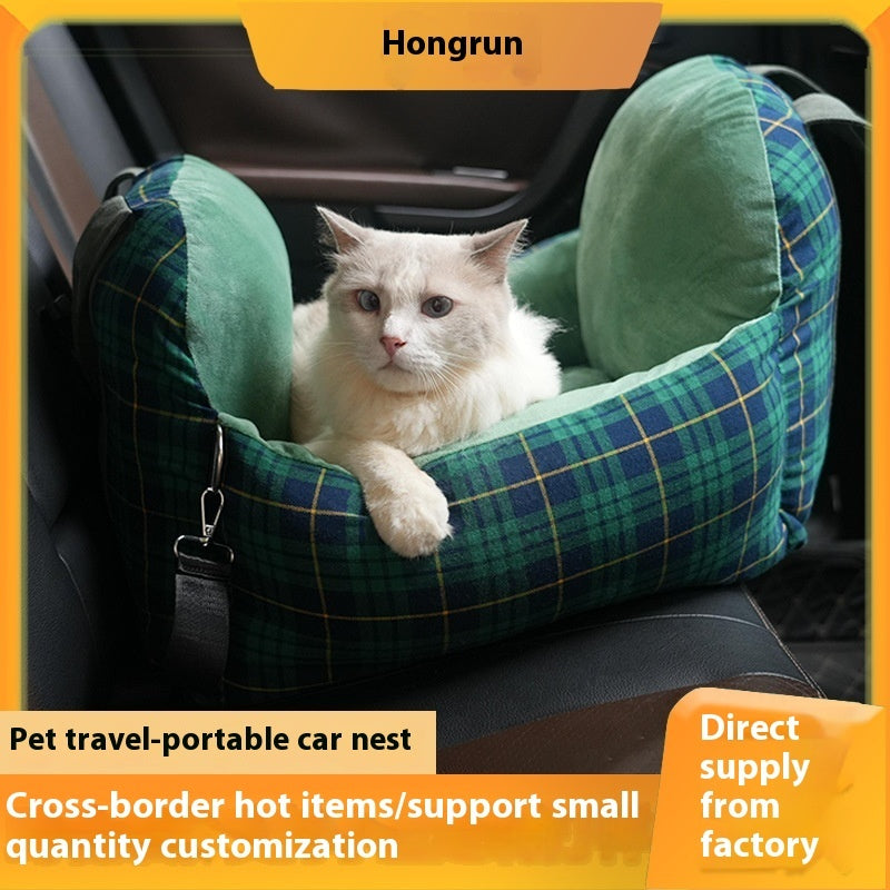 Fashion Portable Car Small Dog Nest