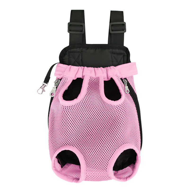 Dog Cat Pet Backpack Portable Mesh Breathable Small And Medium-sized Dogs