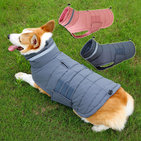 New Winter Dog Coat Waterproof Pet Clothes For Medum Large Dogs Warm Thicken Dog Vest Custome Labrador Jacket