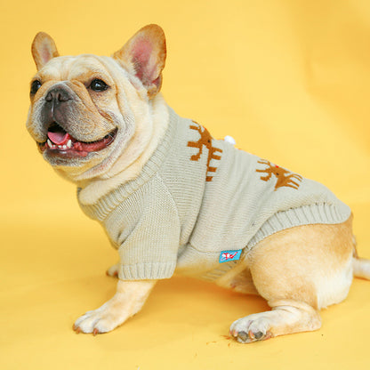Christmas Dog Sweater Festive Pet Clothes for Winter
