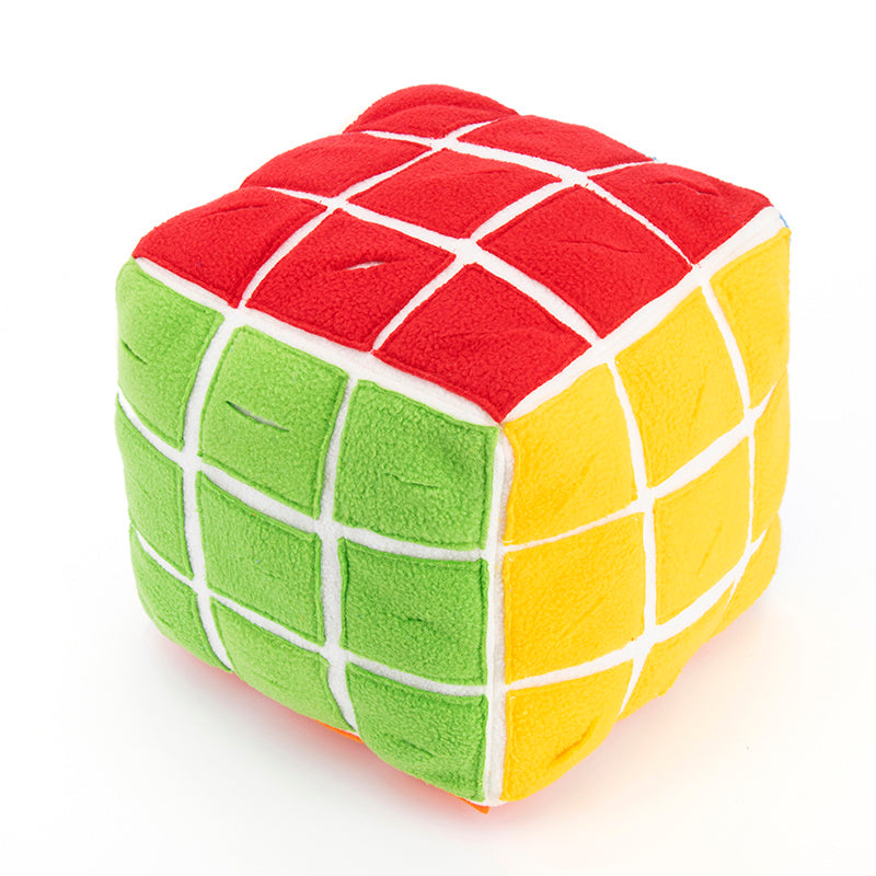 Pet Rubik's Cube Sniffing Toy Difficult Rubik's Cube Snuffle Toy Cat Dog Puzzle Hidden Food Cube Ball