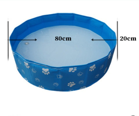 PVC folding pet bathtub