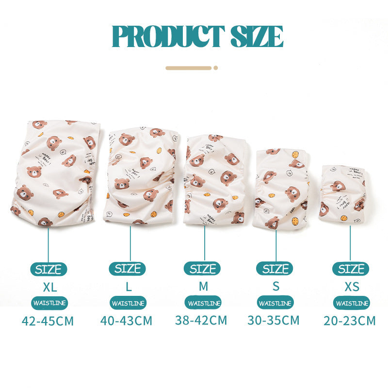 Cute Cartoon Bone Paw Print Pet Male Dog Diaper Reusable Nappy Belly Band Wrap For Puppy Leak Proof Sanitary Panties