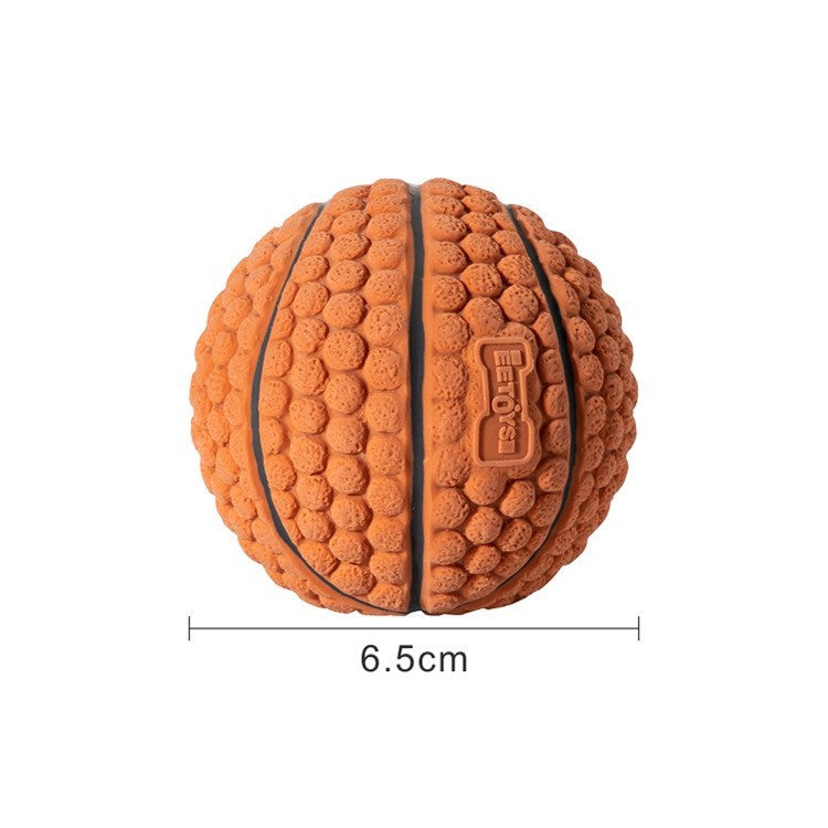 Rugby Tennis Dog Bite Sounding Ball Pet Toy