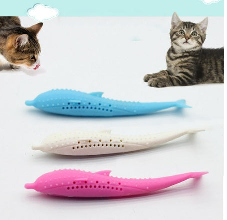 Silicone Cat Toothbrush Toy