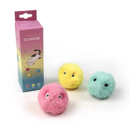 Gravity Ball Mint Kitten Self-Play Toy – Interactive Fun for Cats