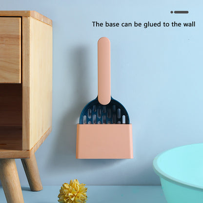Multi Functional Dog Cat Litter Shovel Toilet Cleaner Excrement Shovel Cat Excrement Dog Excrement Shovel Pet Accessories Pet Cat Poop Litter Shovel Toilet Spoons Cats Sand Cleaning Scoop