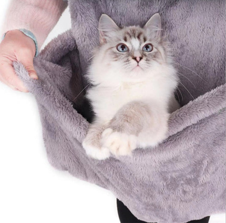 Pet out carrying bag cat cat bag with sleeping chest apron to prevent clothing sticky hair cat clothes