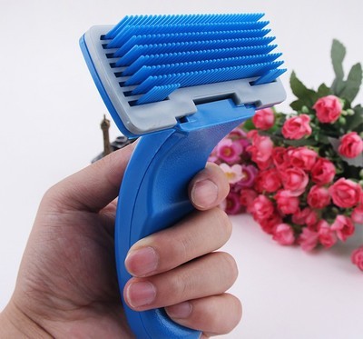 Automatic Pet Hair Removal Brush Self Cleaning Grooming Comb