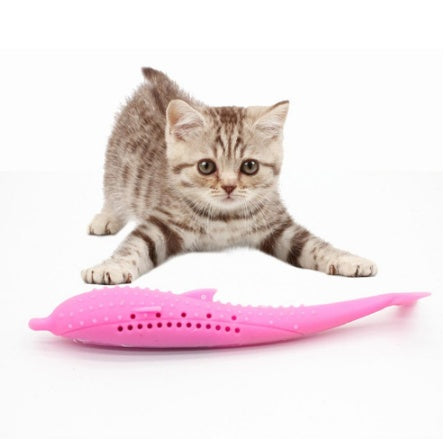 Silicone Cat Toothbrush Toy