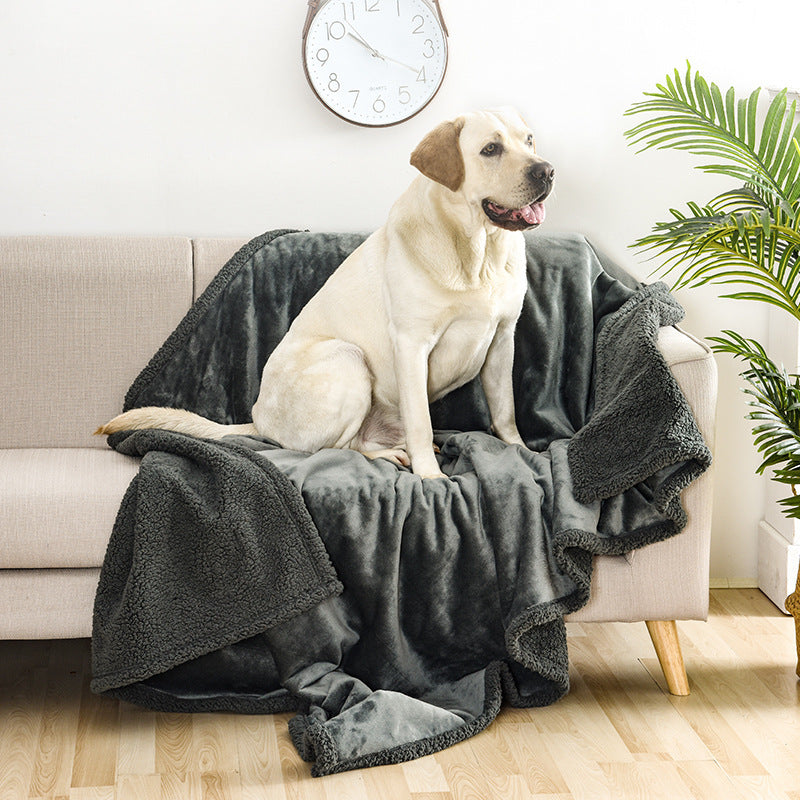 Waterproof Flannel Pet Blanket for Dogs & Cats