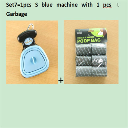 Foldable Dog Pooper Scooper with Waste Bags