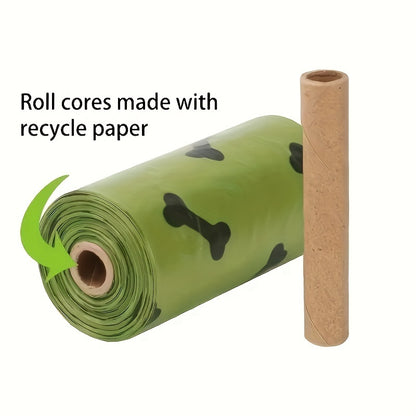 Biodegradable Dog Poop Bags Leak Proof With Dispenser