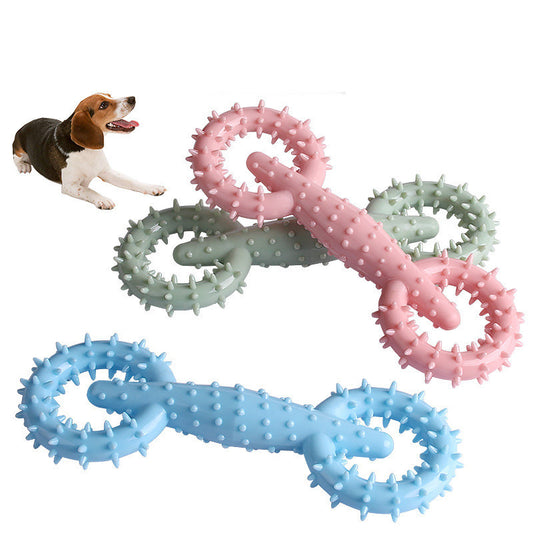 Pet Dog Pull Ring Molar Stick Chew Toy