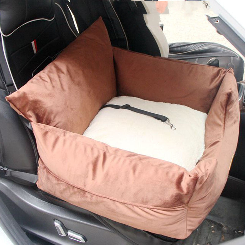 Teddy Car Mat Pet Safety Seat Cushion