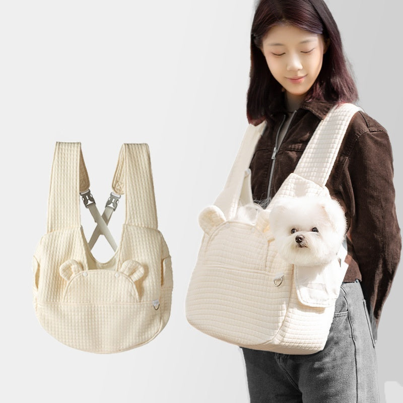 Pet Diaper Bag Simple Cross Chest Backpack