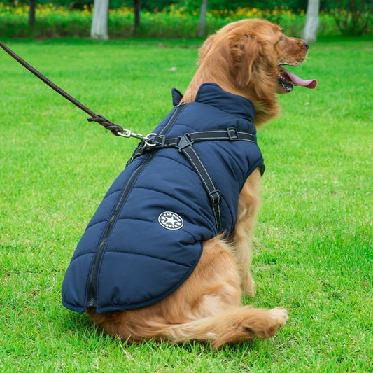 Winter Waterproof Dog Coat with Hood for Small Breeds