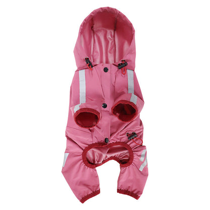 Waterproof Dog Raincoat with Full Coverage for All-Weather Protection