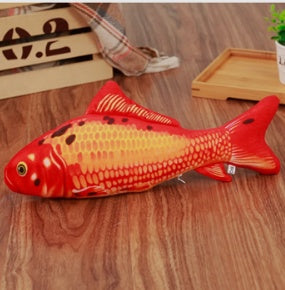 Electric cat simulation jump fish usb charging jump fish cat toy