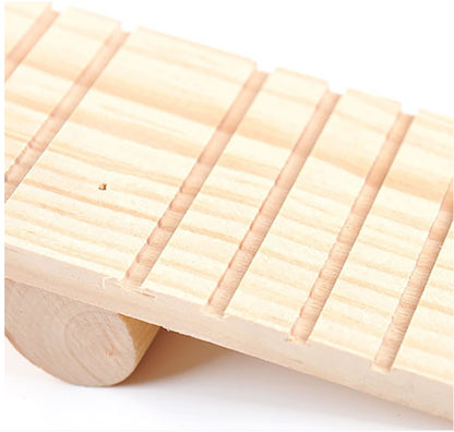 Hamster wooden seesaw