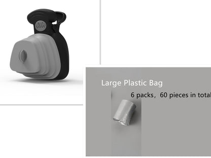 Foldable Dog Poop Bag Dispenser for Easy Waste Disposal
