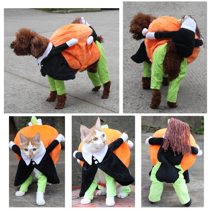 Halloween Pumpkin Dog Clothes