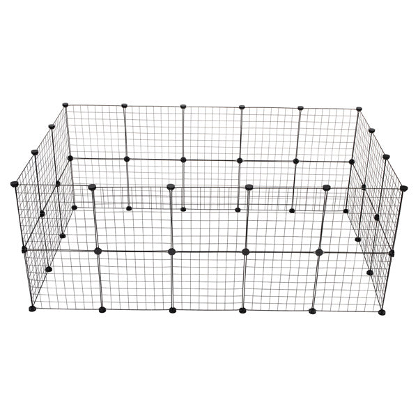 32 Pieces Of 2-layer Wire Mesh Fence