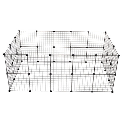 32 Pieces Of 2-layer Wire Mesh Fence