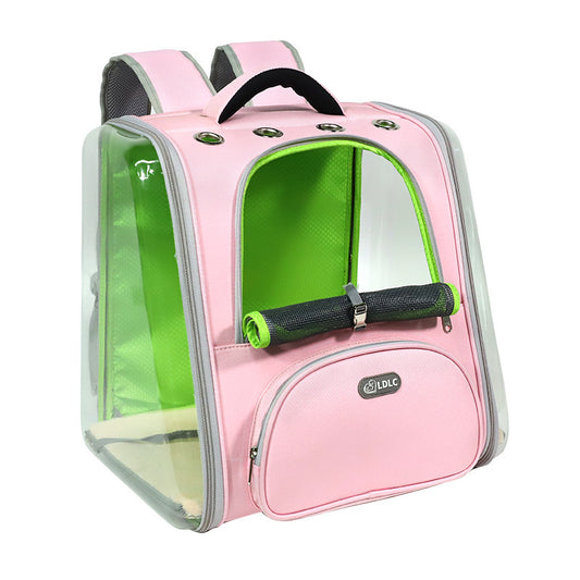 Transparent Pet Backpack with Ventilation for Travel