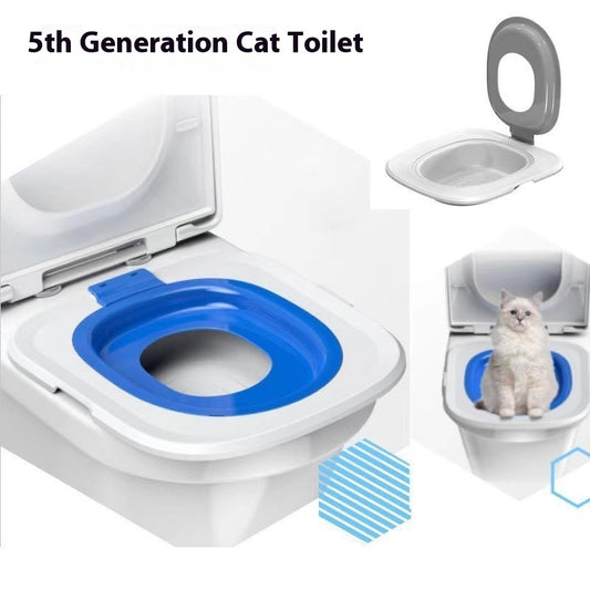 Fifth Generation Cat Toilet New Shape Trainer Toilet Cat Toilet Mat