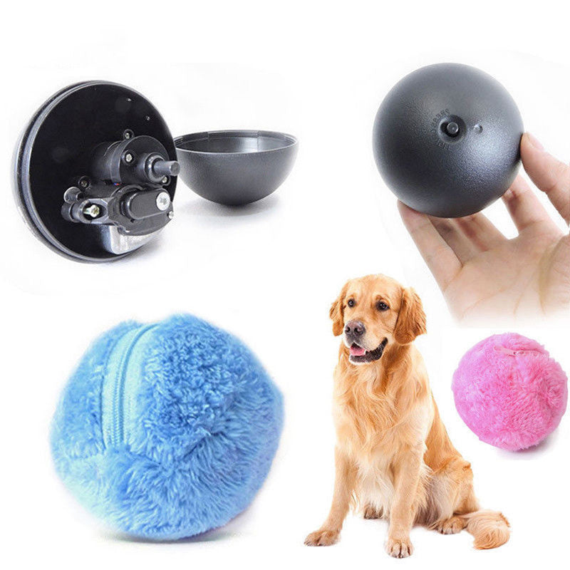 Pet Electric Toy Ball Automatic Pet Plush Ball