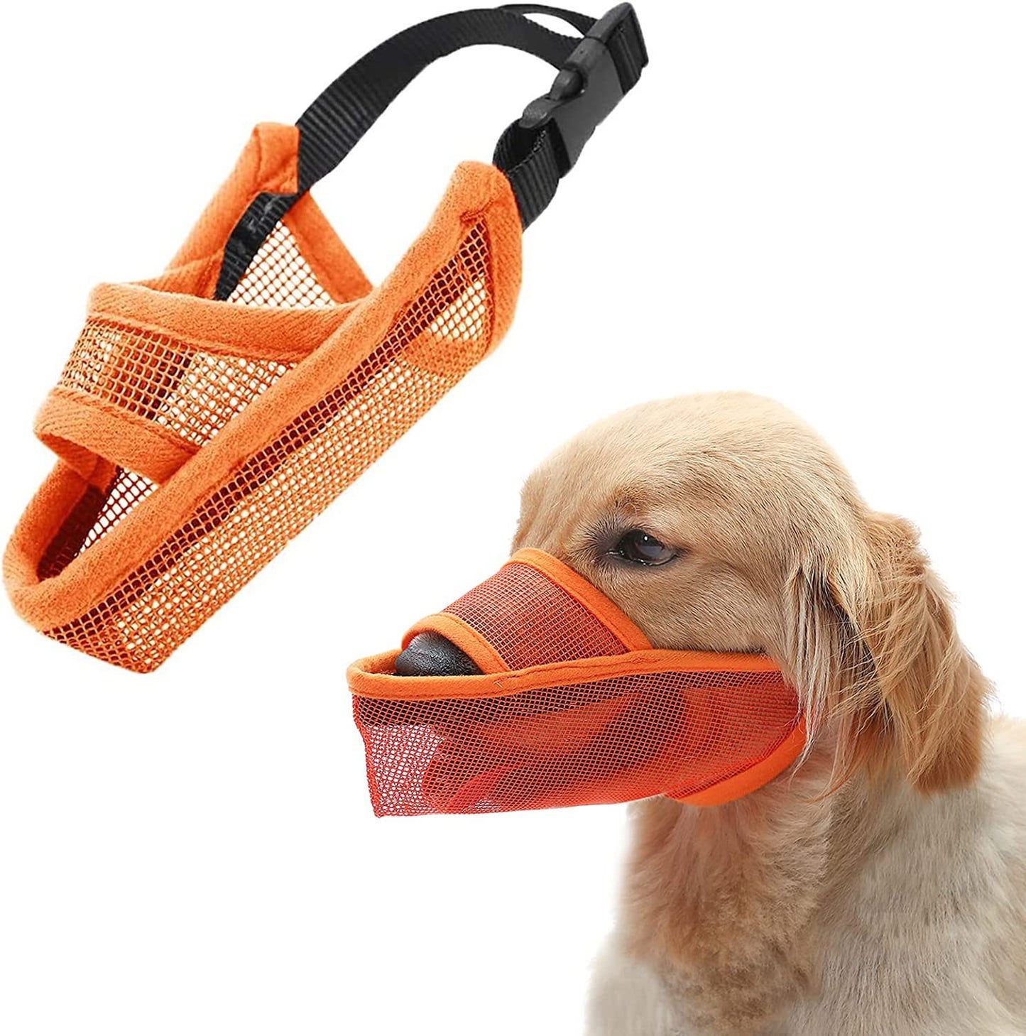 Breathable Mesh Muzzle For Dogs Anti-bite Anti-barking Anti-eating Anti-barking For Large Medium And Small Dogs