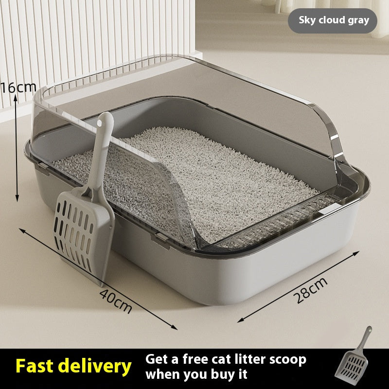 Litter Box Splash-proof Semi-closed