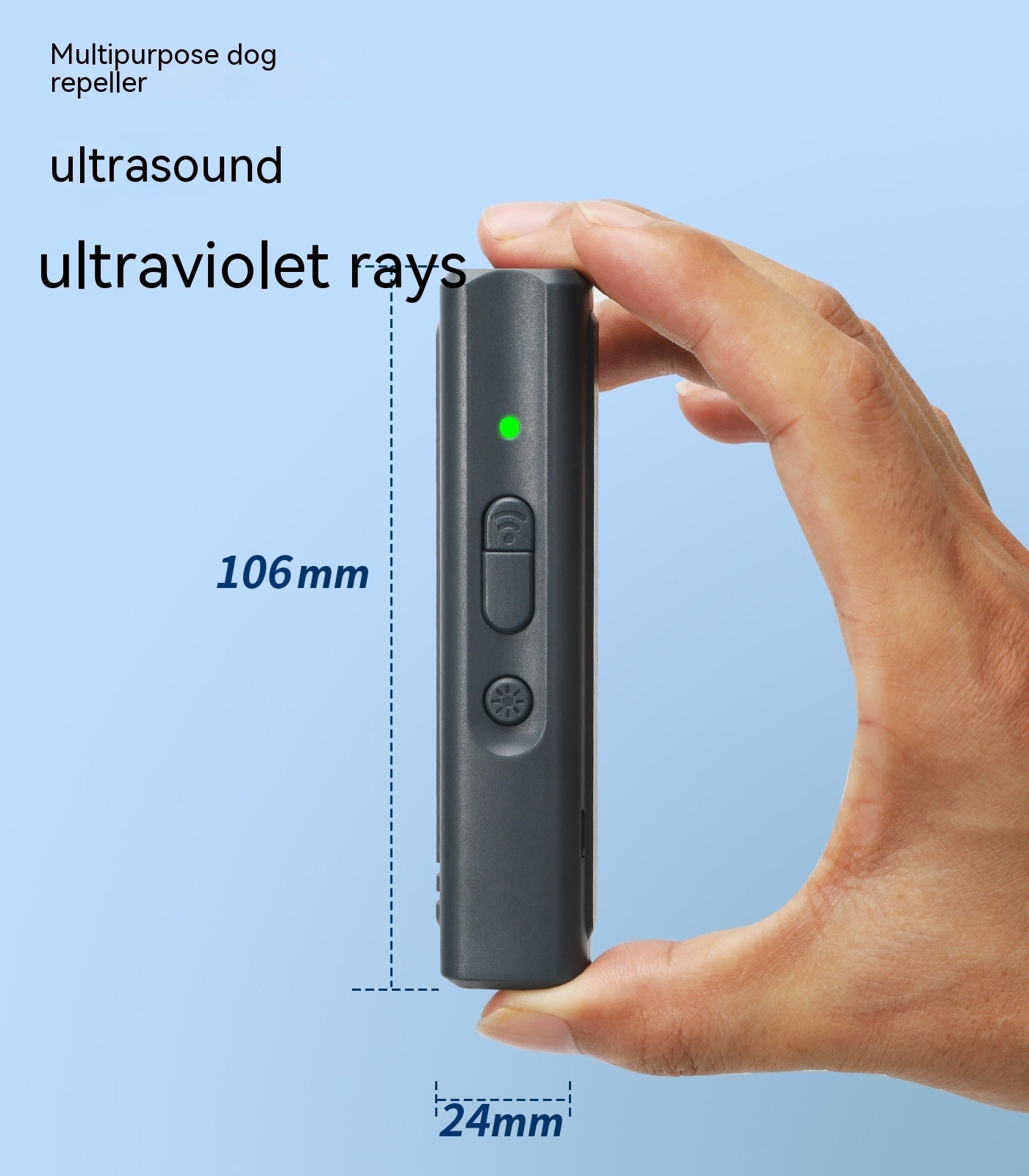 Portable Ultrasonic Dog Dispeller Handheld