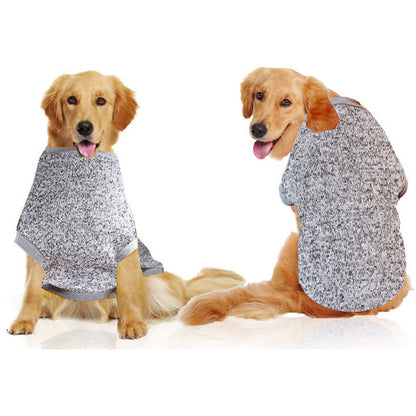 Warm Knitted Dog Sweater for Large Dogs
