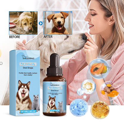 Pet Immunity Oral Drops For Cats And Dogs, Special Nutrition Immune Health Care Drops
