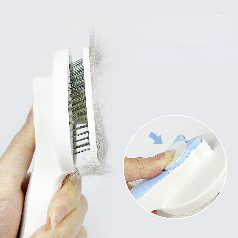 Self-Cleaning Cat & Dog Grooming Brush