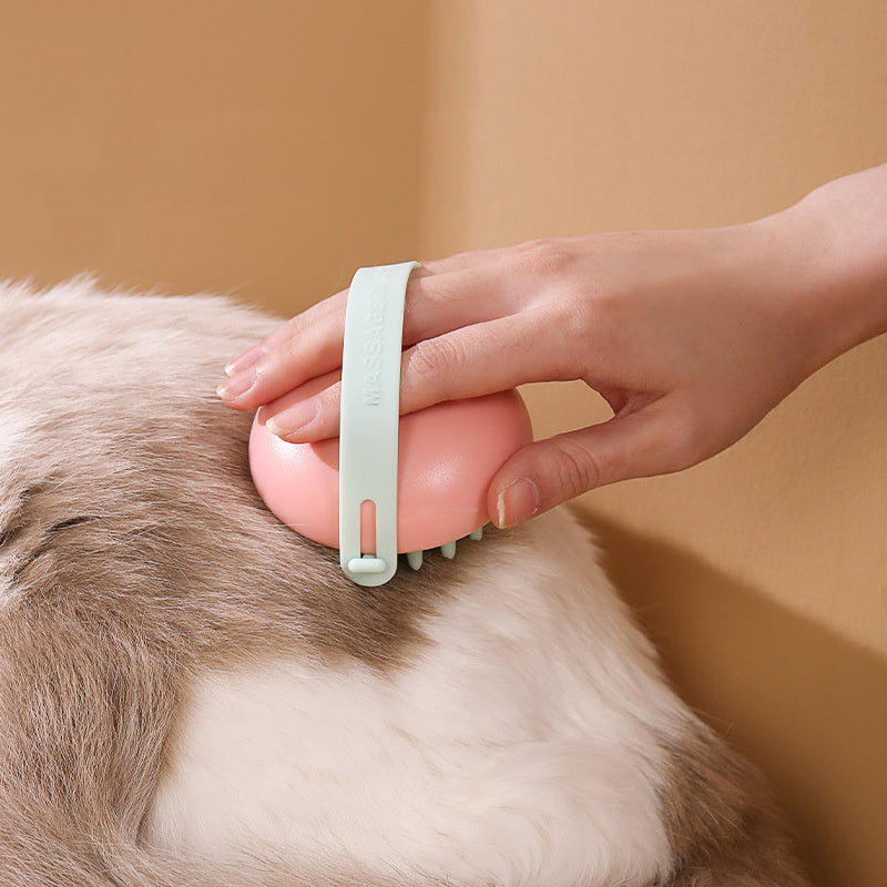 Silicone Bath Massage Brush for Pets